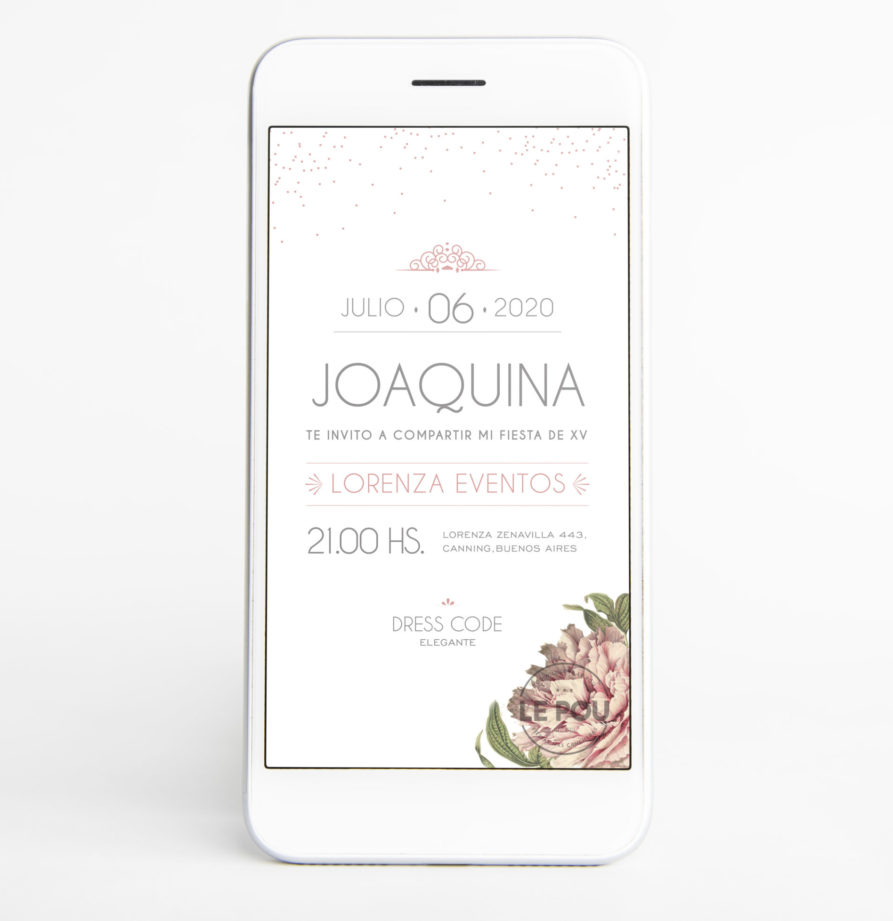 Invitacion Digital “Joaquina”