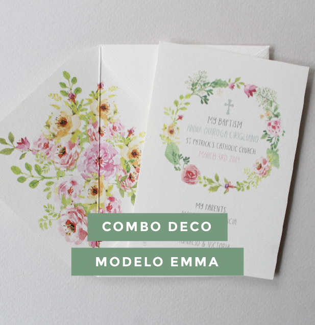 Emma – Combo: Guirnalda + 30 tags + poster + invitacion digital