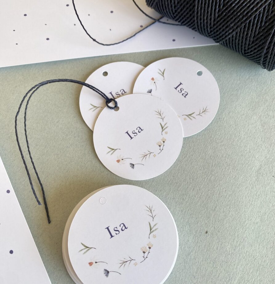 Tags Colgantes x 35 un.