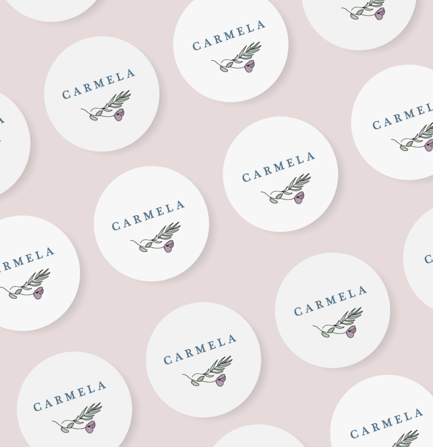 Etiquetas autoadhesivas circulares x 35 u.